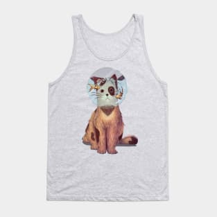 Cats like fish Tank Top